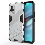 Punk Armor 2 in 1 PC + custodia antiurto in TPU con supporto invisibile, For vivo S9e, For Samsung Galaxy F52 5G