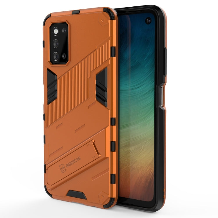 Punk Armor 2 in 1 PC + custodia antiurto in TPU con supporto invisibile, For vivo S9e, For Samsung Galaxy F52 5G