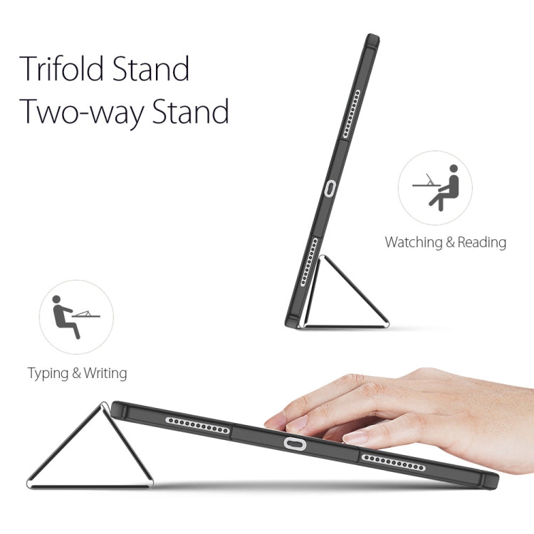 DUX DUCIS TOBY Series Custodia a ribalta orizzontale antiurto in pelle PU + PC + TPU con supporto e slot per penna e funzione Sleep / Wake-up, For iPad Pro 11 2022 / 2021 / 2020, For iPad Pro 12.9 2022 / 2021 / 2020