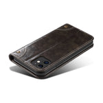 Custodia portafoglio in pelle per iPhone 11 e XS
