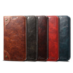Custodia portafoglio in pelle per iPhone 11 e XS
