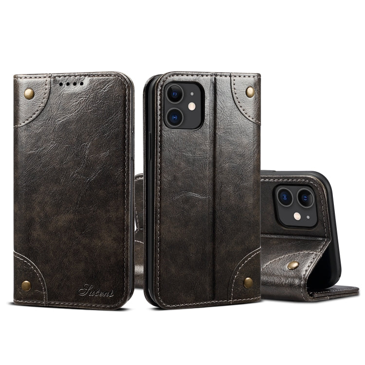 Custodia portafoglio in pelle per iPhone 11 e XS