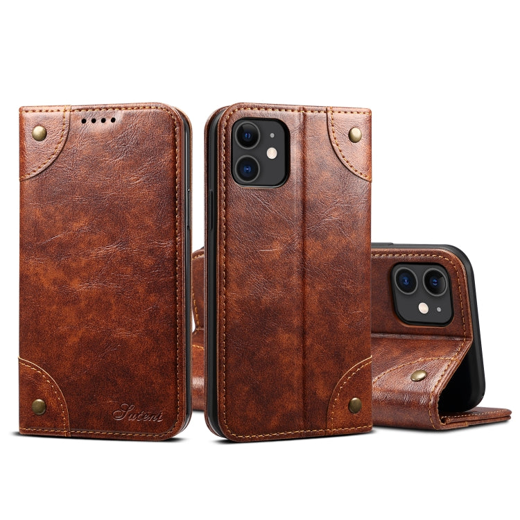Custodia portafoglio in pelle per iPhone 11 e XS