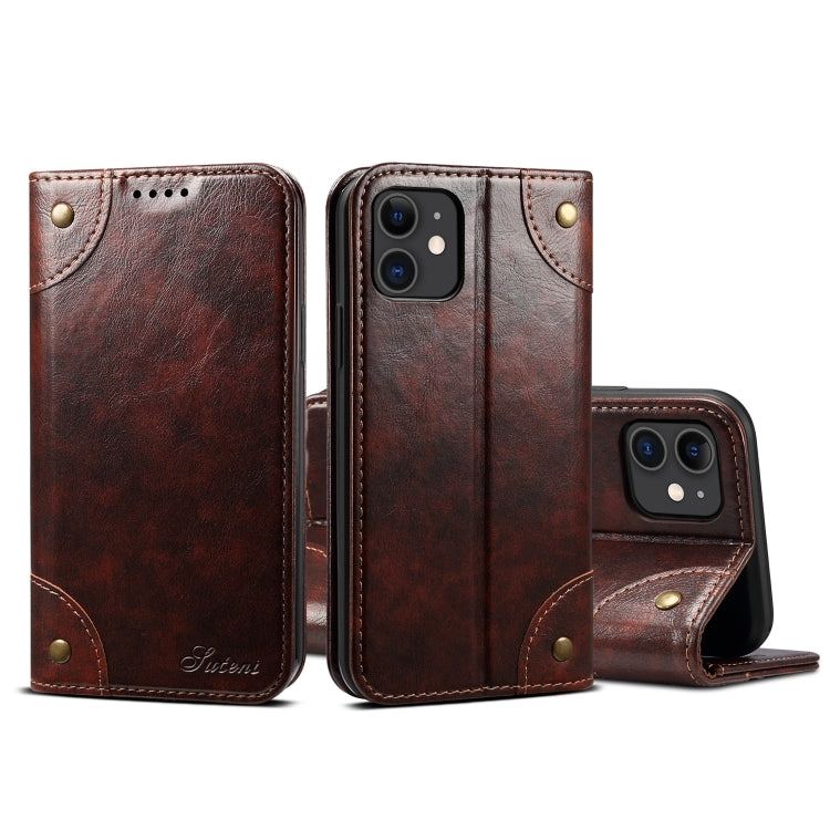Custodia portafoglio in pelle per iPhone 11 e XS
