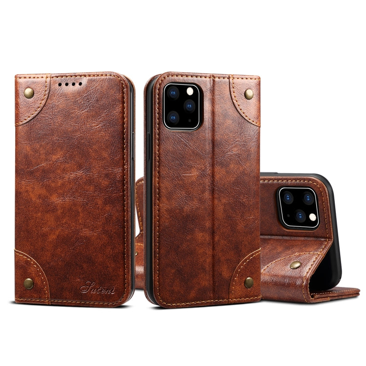 Custodia portafoglio in pelle per iPhone 11 e XS