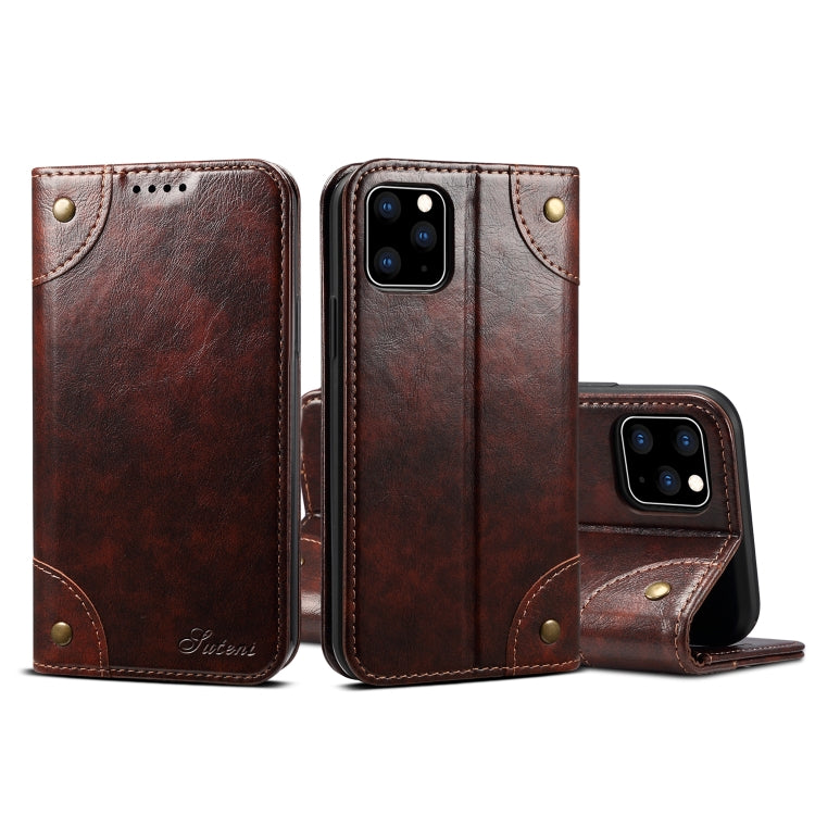 Custodia portafoglio in pelle per iPhone 11 e XS