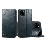 Custodia portafoglio in pelle per iPhone 11 e XS