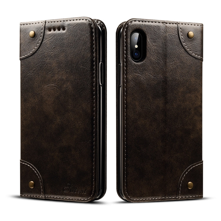Custodia portafoglio in pelle per iPhone 11 e XS