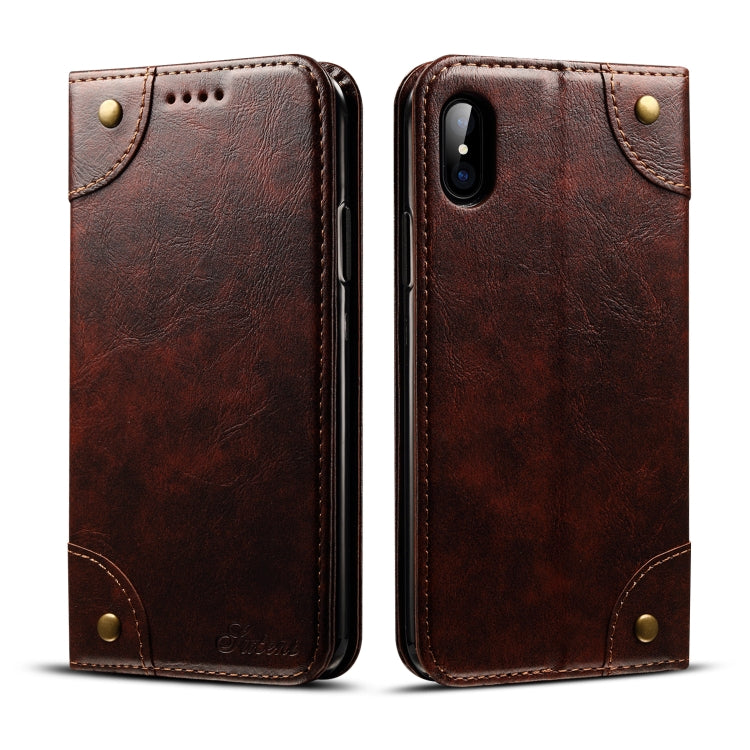 Custodia portafoglio in pelle per iPhone 11 e XS