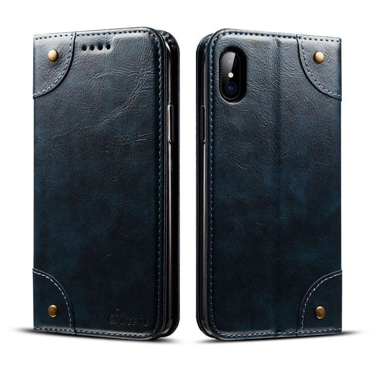 Custodia portafoglio in pelle per iPhone 11 e XS