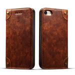 Custodia portafoglio in pelle per iPhone 11 e XS
