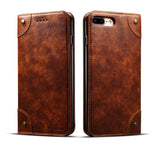 Custodia portafoglio in pelle per iPhone 11 e XS