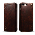 Custodia portafoglio in pelle per iPhone 11 e XS