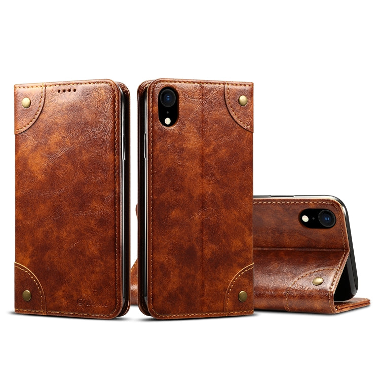 Custodia portafoglio in pelle orizzontale per iPhone