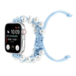 Cinturini di ricambio in nylon con perline di corda per ombrello per Apple Watch Series 6 e SE e, For Apple Watch Ultra 49mm / Series 8&7 45mm / SE 2&6&SE&5&4 44mm / 3&2&1 42mm, For Apple Watch Series 8&7 41mm / SE 2&6&SE&5&4 40mm / 3&2&1 38mm