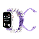 Cinturini di ricambio in nylon con perline di corda per ombrello per Apple Watch Series 6 e SE e, For Apple Watch Ultra 49mm / Series 8&7 45mm / SE 2&6&SE&5&4 44mm / 3&2&1 42mm, For Apple Watch Series 8&7 41mm / SE 2&6&SE&5&4 40mm / 3&2&1 38mm