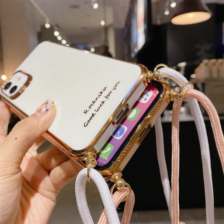 Custodia TPU antiurto con cordino per iPhone 12