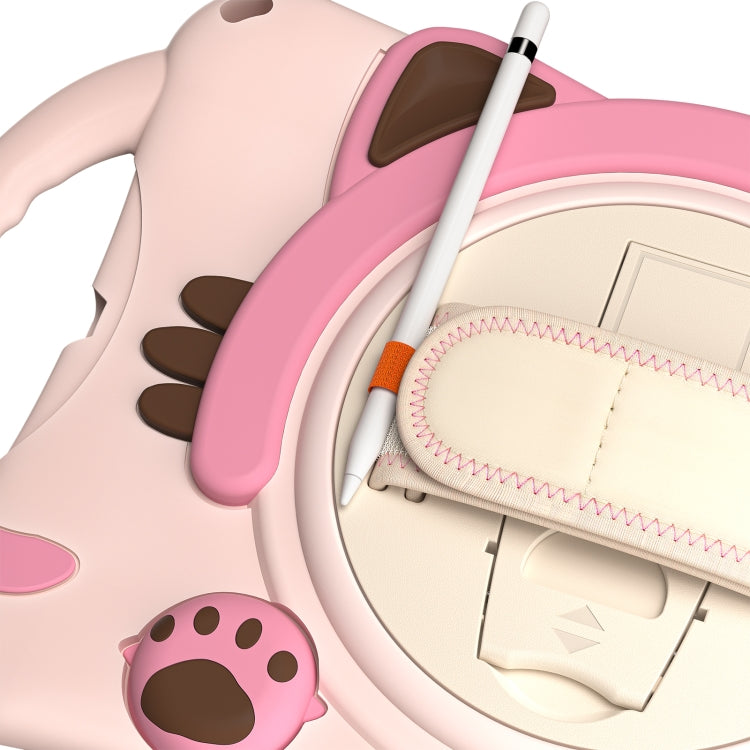 Custodia protettiva in EVA antiurto per bambini Cute Cat King con supporto, tracolla e maniglia, For iPad mini 5 / 4 / 3 / 2 /1
