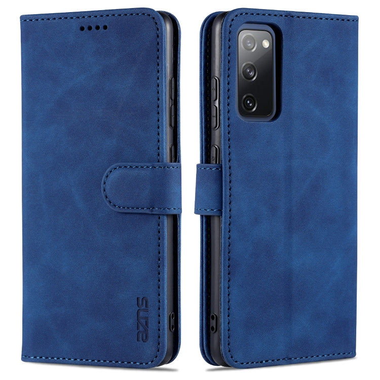 AZNS Skin Feel Calf Texture Custodia in pelle con apertura orizzontale con slot per carte, supporto e portafoglio, For Samsung Galaxy A12 5G, For Samsung Galaxy A52 5G / 4G, For Samsung Galaxy A72 5G / 4G, For Samsung Galaxy S20 FE