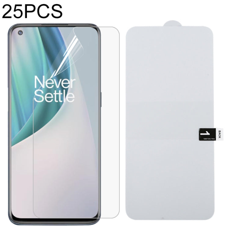 25 PCS Full Screen Protector Pellicola idrogel antideflagrante, Fro LG K42 (25 PCS), For vivo X60 Pro / X60 Pro+ / X60t Pro+ (25 PCS), For OnePlus 9 / 9R (25 PCS), For OnePlus 9 Pro (25 PCS), For OnePlus Nord N10 5G (25 PCS), For OPPO Reno6 5G (25 PCS)...