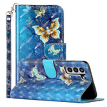 Custodia in pelle PU a vibrazione orizzontale con motivo 3D con supporto, slot per schede e portafoglio, For Samsung Galaxy A82 5G, For Samsung Galaxy S21 FE 5G
