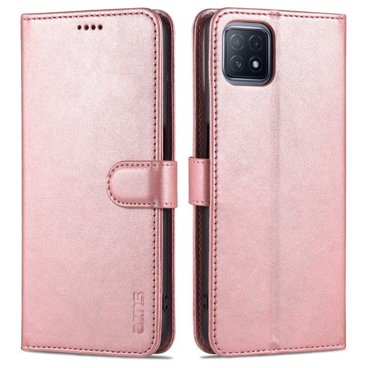 AZNS Skin Feel Calf Texture Custodia in pelle con apertura orizzontale con slot per carte, supporto e portafoglio, For OPPO A72 5G / A52 5G, For OPPO A94 5G / A95 5G / Reno5Z 5G / F19 Pro+, For OPPO Reno5 / Reno5 K
