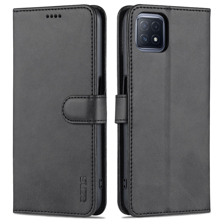AZNS Skin Feel Calf Texture Custodia in pelle con apertura orizzontale con slot per carte, supporto e portafoglio, For OPPO A72 5G / A52 5G, For OPPO A94 5G / A95 5G / Reno5Z 5G / F19 Pro+, For OPPO Reno5 / Reno5 K