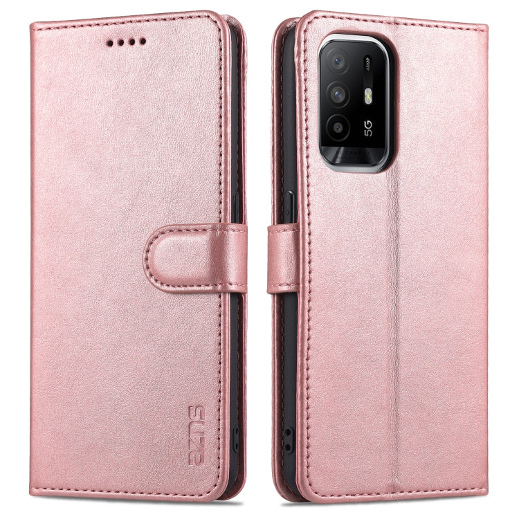 AZNS Skin Feel Calf Texture Custodia in pelle con apertura orizzontale con slot per carte, supporto e portafoglio, For OPPO A72 5G / A52 5G, For OPPO A94 5G / A95 5G / Reno5Z 5G / F19 Pro+, For OPPO Reno5 / Reno5 K