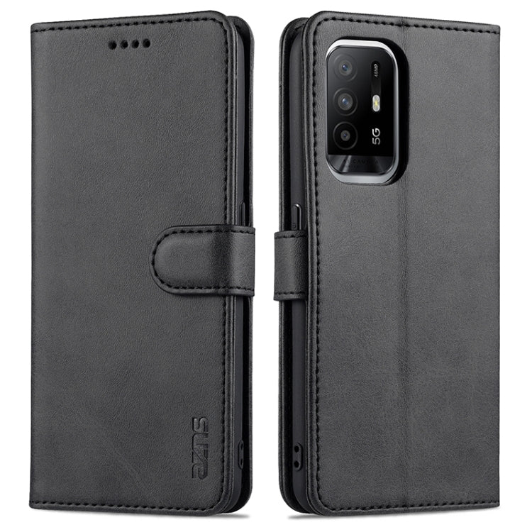 AZNS Skin Feel Calf Texture Custodia in pelle con apertura orizzontale con slot per carte, supporto e portafoglio, For OPPO A72 5G / A52 5G, For OPPO A94 5G / A95 5G / Reno5Z 5G / F19 Pro+, For OPPO Reno5 / Reno5 K