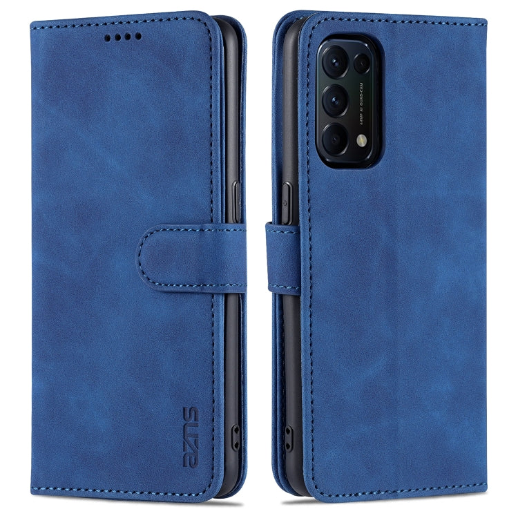 AZNS Skin Feel Calf Texture Custodia in pelle con apertura orizzontale con slot per carte, supporto e portafoglio, For OPPO A72 5G / A52 5G, For OPPO A94 5G / A95 5G / Reno5Z 5G / F19 Pro+, For OPPO Reno5 / Reno5 K