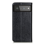 Custodia in pelle a vibrazione orizzontale con struttura magnetica Crazy Horse con supporto, slot per carte e portafoglio, For Google Pixel 6, For Google Pixel 6 Pro