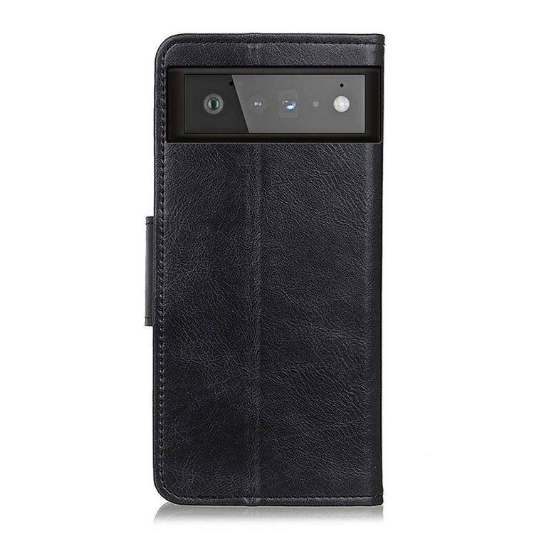 Mirren Crazy Horse Texture Custodia in pelle orizzontale a conchiglia con supporto, slot per carte e portafoglio, For Google Pixel 6, For Google Pixel 6 Pro