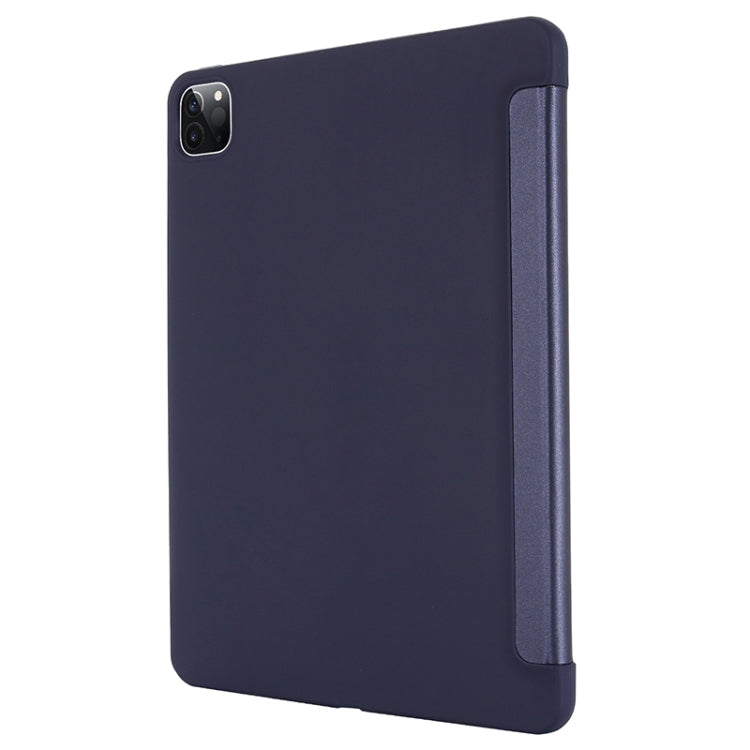 Custodia in pelle flip orizzontale TPU con supporto a tre pieghe per iPad Pro 11 (2021) / (2020), For iPad Pro 11 (2021) / (2020)