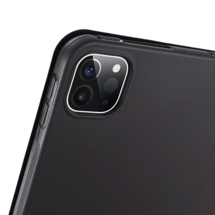 Custodia in pelle flip orizzontale TPU con supporto a tre pieghe per iPad Pro 11 (2021) / (2020), For iPad Pro 11 (2021) / (2020)