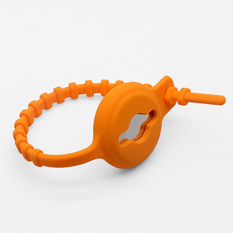 Custodia in silicone luminoso con coulisse per AirTag