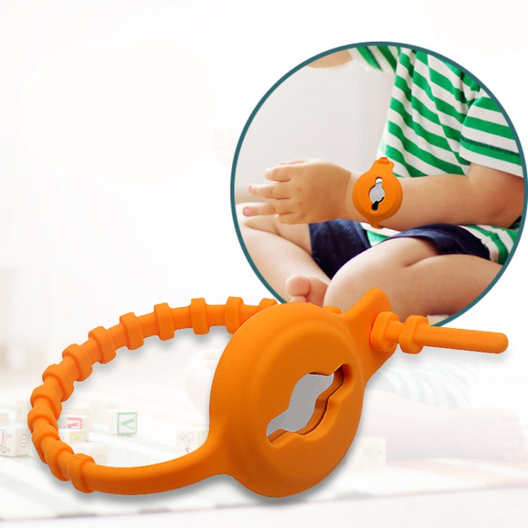 Custodia in silicone luminoso con coulisse per AirTag