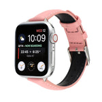 Cinturino sottile in vera pelle da 14 mm per Apple Watch Series, 7 45mm / 6 & SE & 5 & 4 44mm / 3 & 2 & 1 42mm, 7 41mm / 6 & SE & 5 & 4 40mm / 3 & 2 & 1 38mm