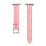 Cinturino sottile in vera pelle da 14 mm per Apple Watch Series, 7 45mm / 6 & SE & 5 & 4 44mm / 3 & 2 & 1 42mm, 7 41mm / 6 & SE & 5 & 4 40mm / 3 & 2 & 1 38mm