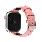Cinturino sottile in vera pelle da 14 mm per Apple Watch Series, 7 45mm / 6 & SE & 5 & 4 44mm / 3 & 2 & 1 42mm, 7 41mm / 6 & SE & 5 & 4 40mm / 3 & 2 & 1 38mm