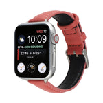 Cinturino sottile in vera pelle da 14 mm per Apple Watch Series, 7 45mm / 6 & SE & 5 & 4 44mm / 3 & 2 & 1 42mm, 7 41mm / 6 & SE & 5 & 4 40mm / 3 & 2 & 1 38mm