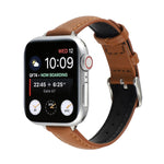 Cinturino sottile in vera pelle da 14 mm per Apple Watch Series, 7 45mm / 6 & SE & 5 & 4 44mm / 3 & 2 & 1 42mm, 7 41mm / 6 & SE & 5 & 4 40mm / 3 & 2 & 1 38mm