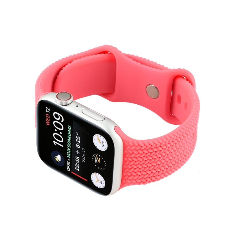 Cinturino in silicone con cinturino in silicone con fibbia a forma di 8 per la serie Apple Watch, 7 45mm / 6 & SE & 5 & 4 44mm / 3 & 2 & 1 42mm, 7 41mm / 6 & SE & 5 & 4 40mm / 3 & 2 & 1 38mm