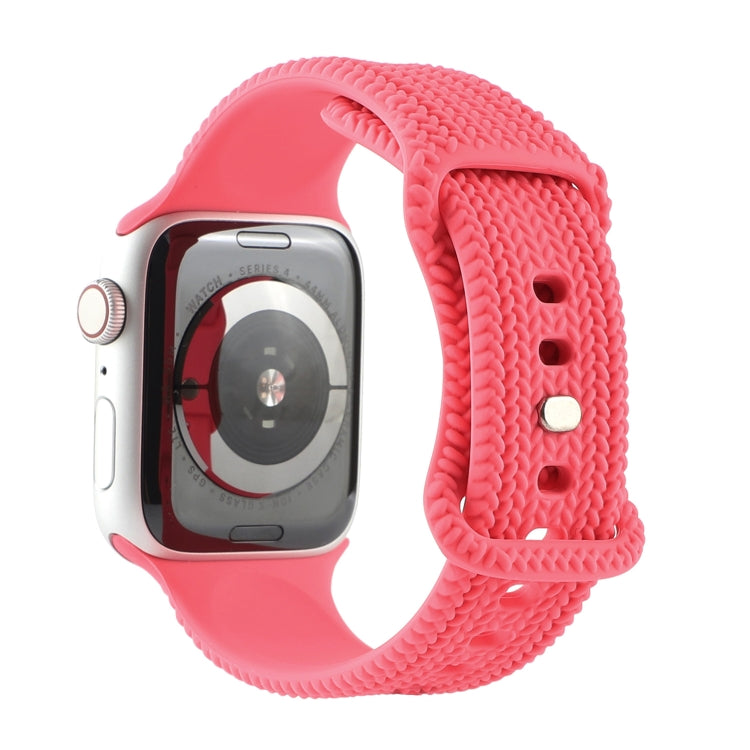 Cinturino in silicone con cinturino in silicone con fibbia a forma di 8 per la serie Apple Watch, 7 45mm / 6 & SE & 5 & 4 44mm / 3 & 2 & 1 42mm, 7 41mm / 6 & SE & 5 & 4 40mm / 3 & 2 & 1 38mm