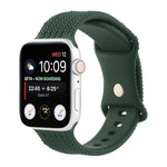 Cinturino in silicone con cinturino in silicone con fibbia a forma di 8 per la serie Apple Watch, 7 45mm / 6 & SE & 5 & 4 44mm / 3 & 2 & 1 42mm, 7 41mm / 6 & SE & 5 & 4 40mm / 3 & 2 & 1 38mm