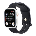 Cinturino in silicone con cinturino in silicone con fibbia a forma di 8 per la serie Apple Watch, 7 45mm / 6 & SE & 5 & 4 44mm / 3 & 2 & 1 42mm, 7 41mm / 6 & SE & 5 & 4 40mm / 3 & 2 & 1 38mm