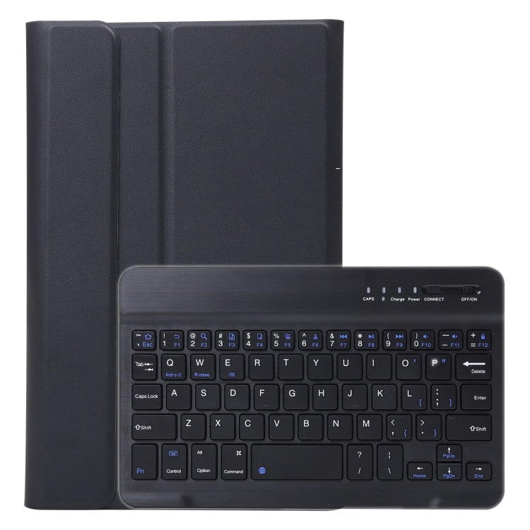 Custodia in pelle per tastiera Bluetooth divisibile A220 per Samsung Galaxy Tab A7 Lite 8.7 T220 / T225, con funzione di supporto e fascia elastica