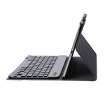 Custodia in pelle per tastiera Bluetooth divisibile A220 per Samsung Galaxy Tab A7 Lite 8.7 T220 / T225, con funzione di supporto e fascia elastica