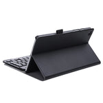 Custodia in pelle per tastiera Bluetooth divisibile A220 per Samsung Galaxy Tab A7 Lite 8.7 T220 / T225, con funzione di supporto e fascia elastica