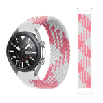 Per Samsung Galaxy Watch 42mm Cinturino di ricambio elastico intrecciato in nylon regolabile, 145mm, 155mm