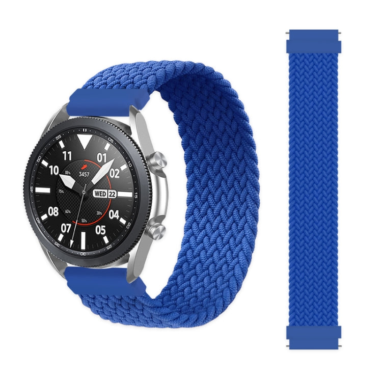 Per Samsung Galaxy Watch 42mm Cinturino di ricambio elastico intrecciato in nylon regolabile, 145mm, 155mm